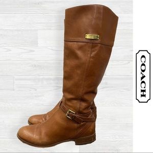 COACH Leather Riding Boots | Size 9